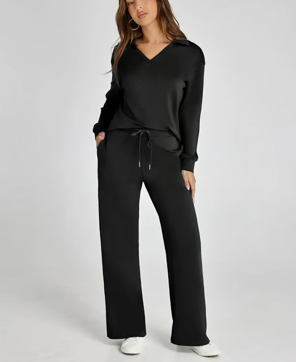 2025 Best Women's 2 Piece Sets Outfits Casual Long Sleeve Sweatsuits Sets
